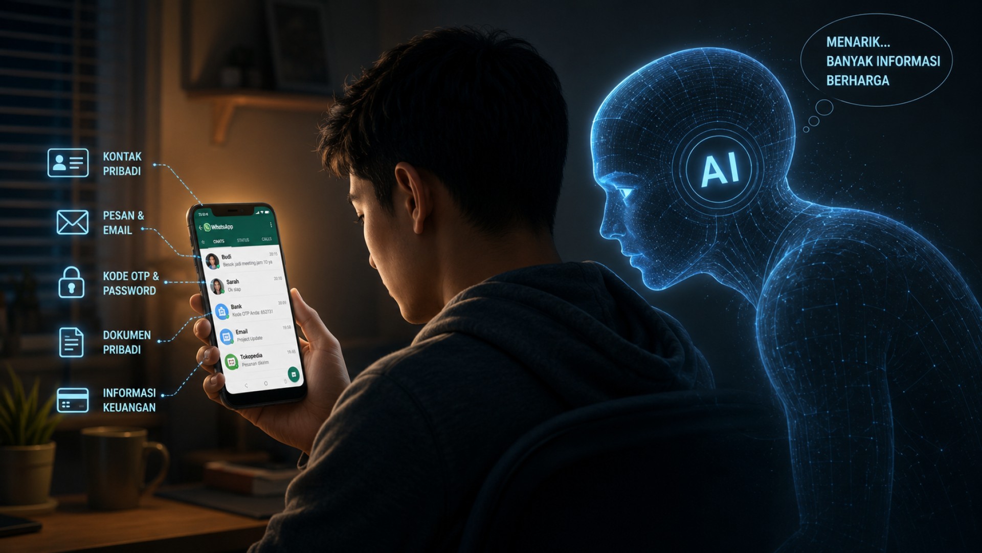 Jangan Asal Beri Akses Layar Ke AI, Data Pribadimu Bisa Ikut Terbaca