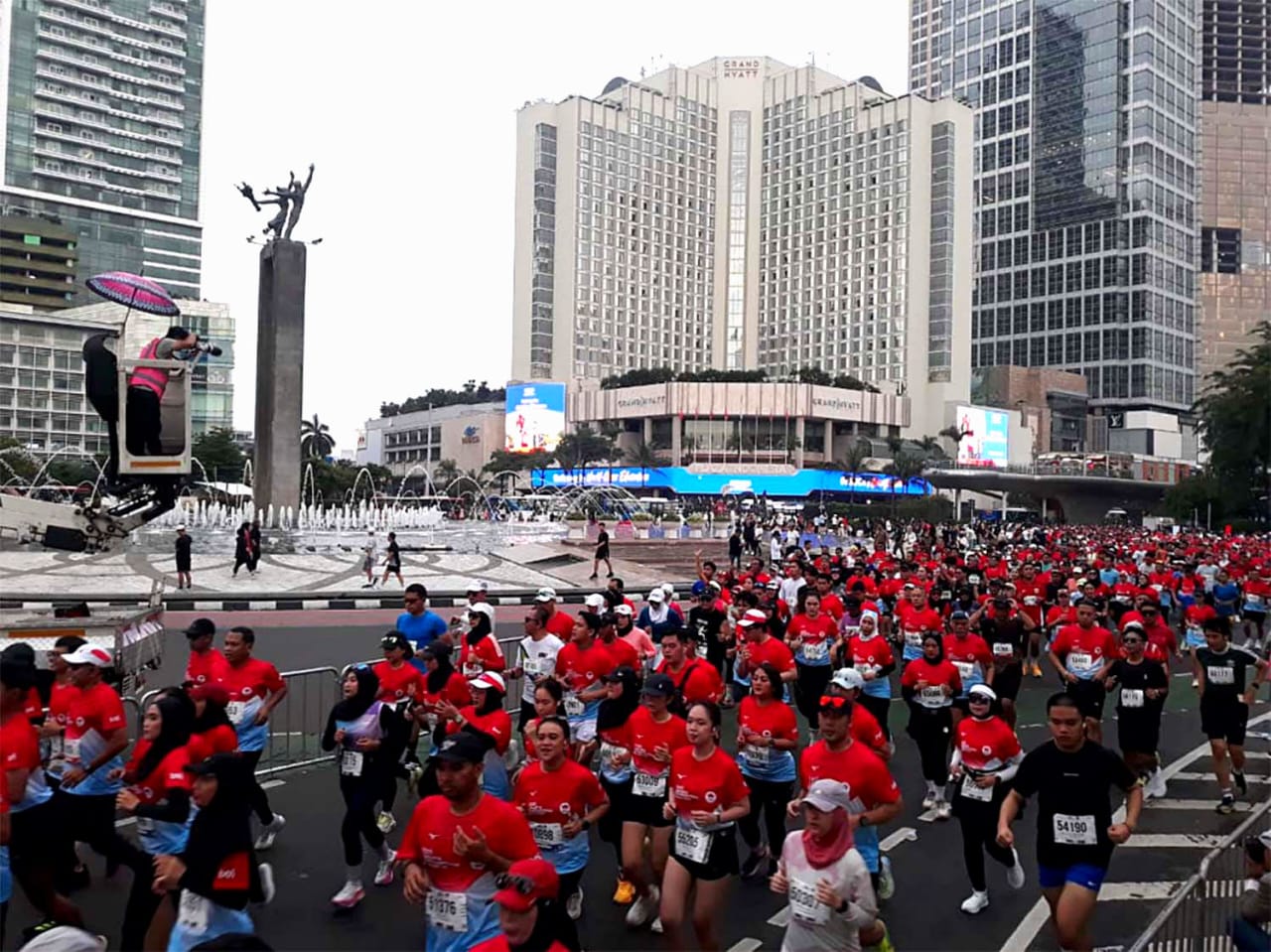  BTN Jakim 2025 Sukses Digelar, Lautan Manusia Penuhi Jalan Sudirman Thamrin
