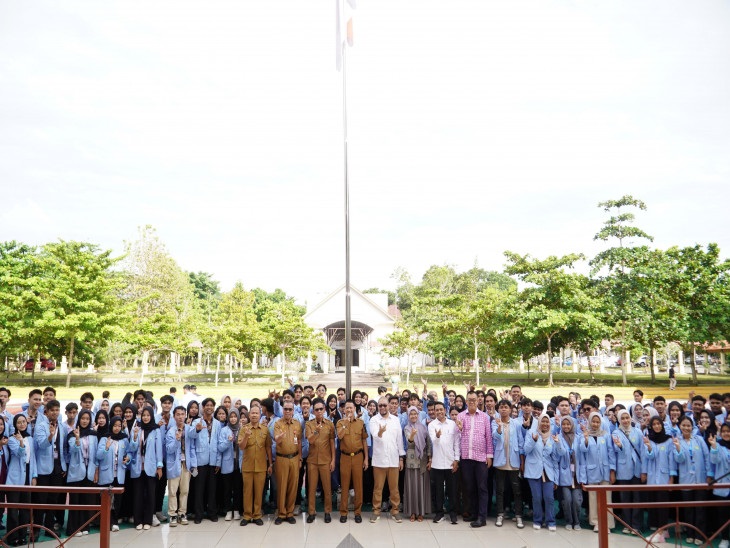 Mahasiswa UNRI Kukerta di Kampar, Begini Harapan Pemkab dan Kampus