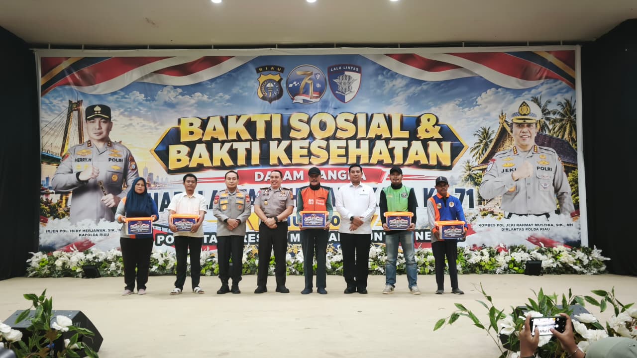 Peringati HUT Lantas Bhayangkara ke-71, Ditlantas Polda Riau Kumpulkan 350 Kantong Darah