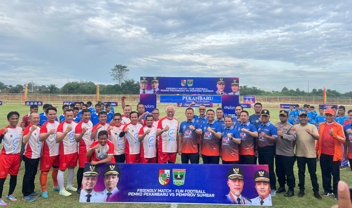 Stadion Mini Gelora Hangtuah Diresmikan, Gubernur Sumbar Apresiasi Peran Wali Kota Pekanbaru
