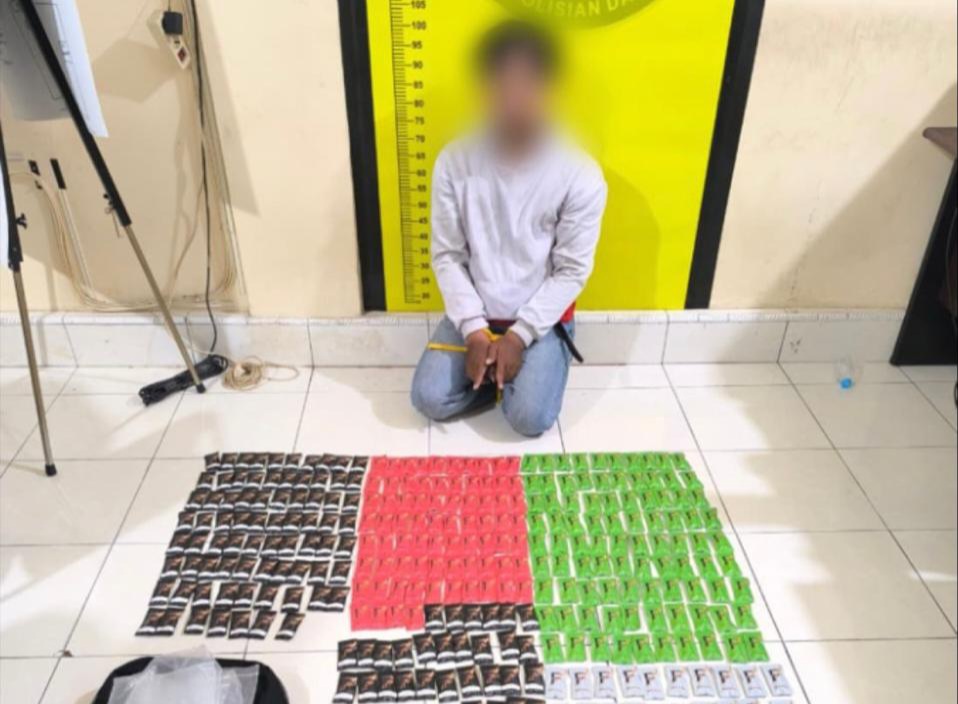 Pria di Pekanbaru Ini Nekat Edarkan 420 Cartridge Etomidate, Begini Modusnya