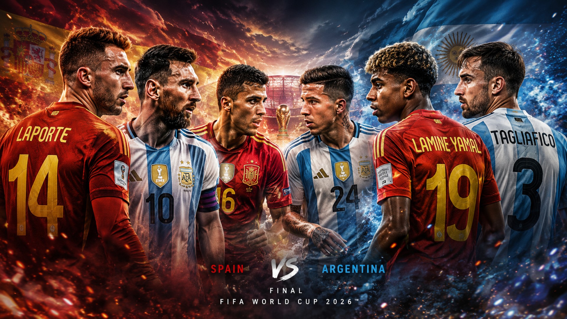 Final Piala Dunia Spanyol vs Argentina, Laga Puncak yang Dinanti Dunia