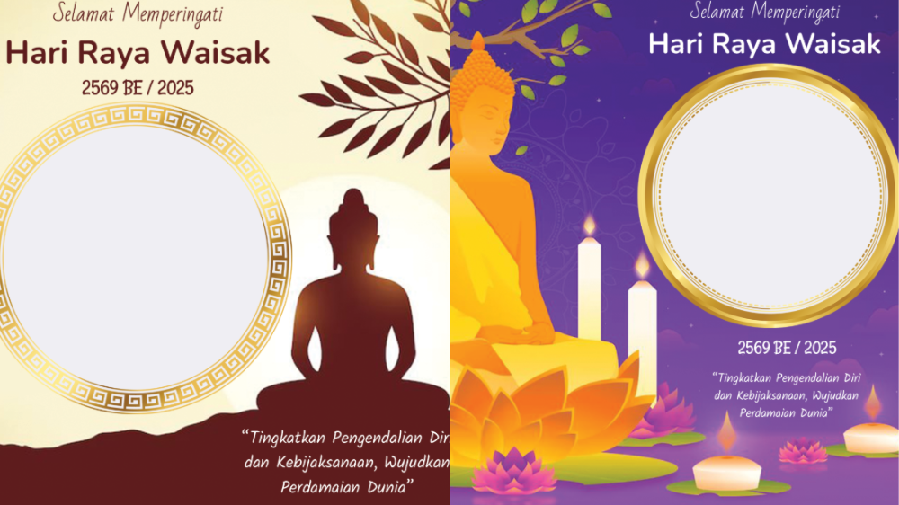 30 Link Twibbon Hari Waisak 2025 Gratis Lengkap Ucapan, Yuk Pasang ke Medsos