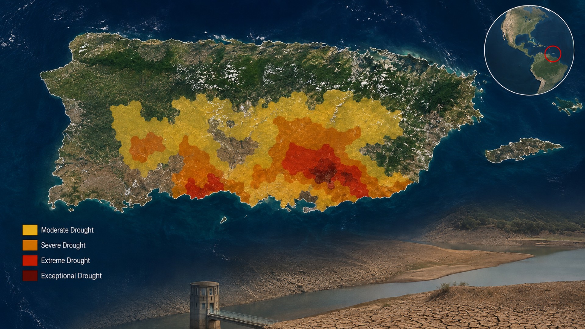 Kekeringan Panjang, Puerto Rico Terpaksa Batasi Air Warga
