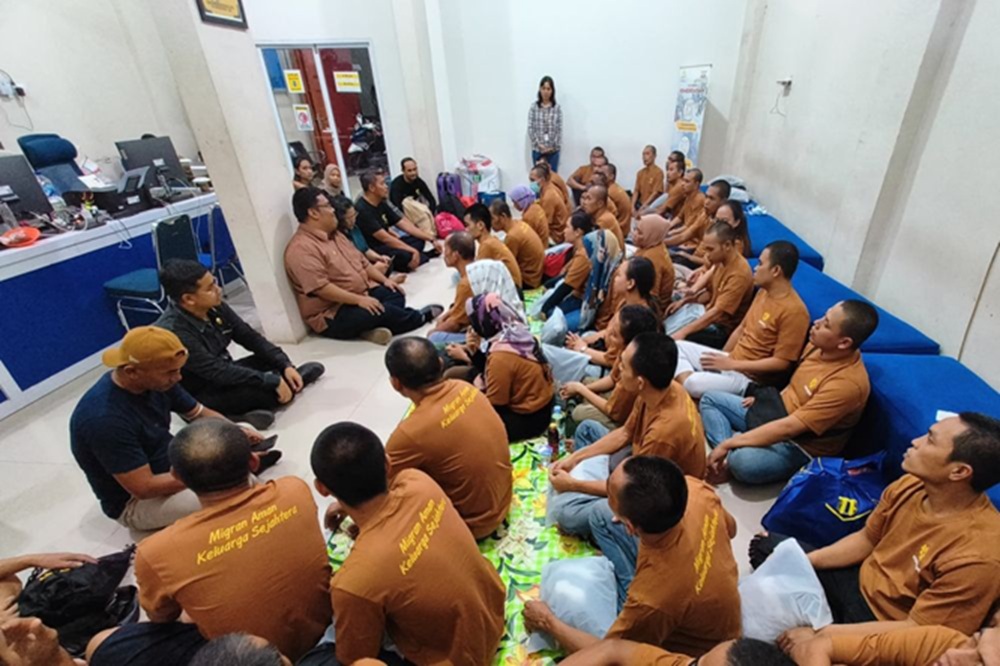 43 PMI Nonprosedural Dipulangkan dari Malaysia ke Dumai