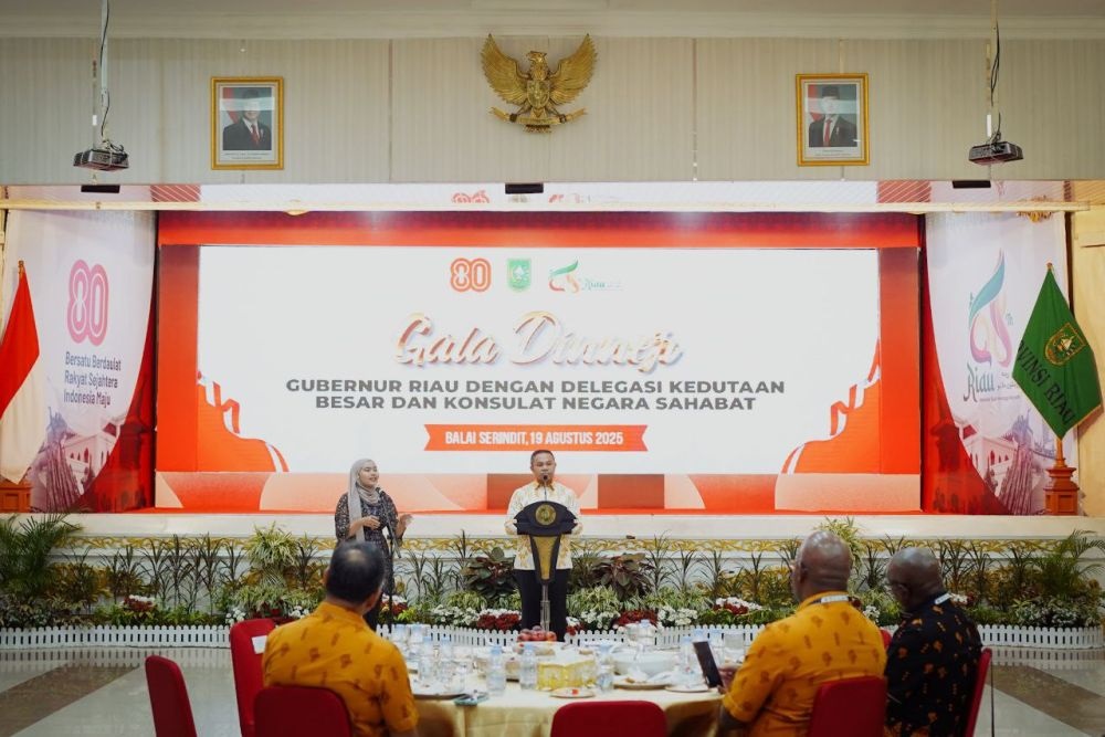 Gubernur Riau Sambut Delegasi Asing di Pekanbaru, Promosikan Investasi hingga Pacu Jalur