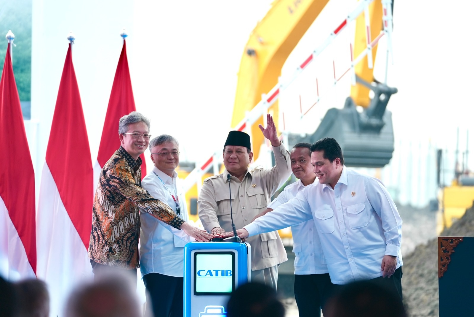 Prabowo Resmikan Proyek Ekosistem Baterai Listrik, Pertamina NRE Siap Jadi Pemain Kunci Transisi Energi