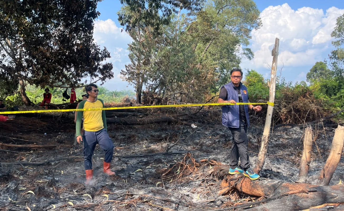 Karhutla Gegara Pembukaan Kebun Sawit, Polisi Tangkap Pria Inisial S