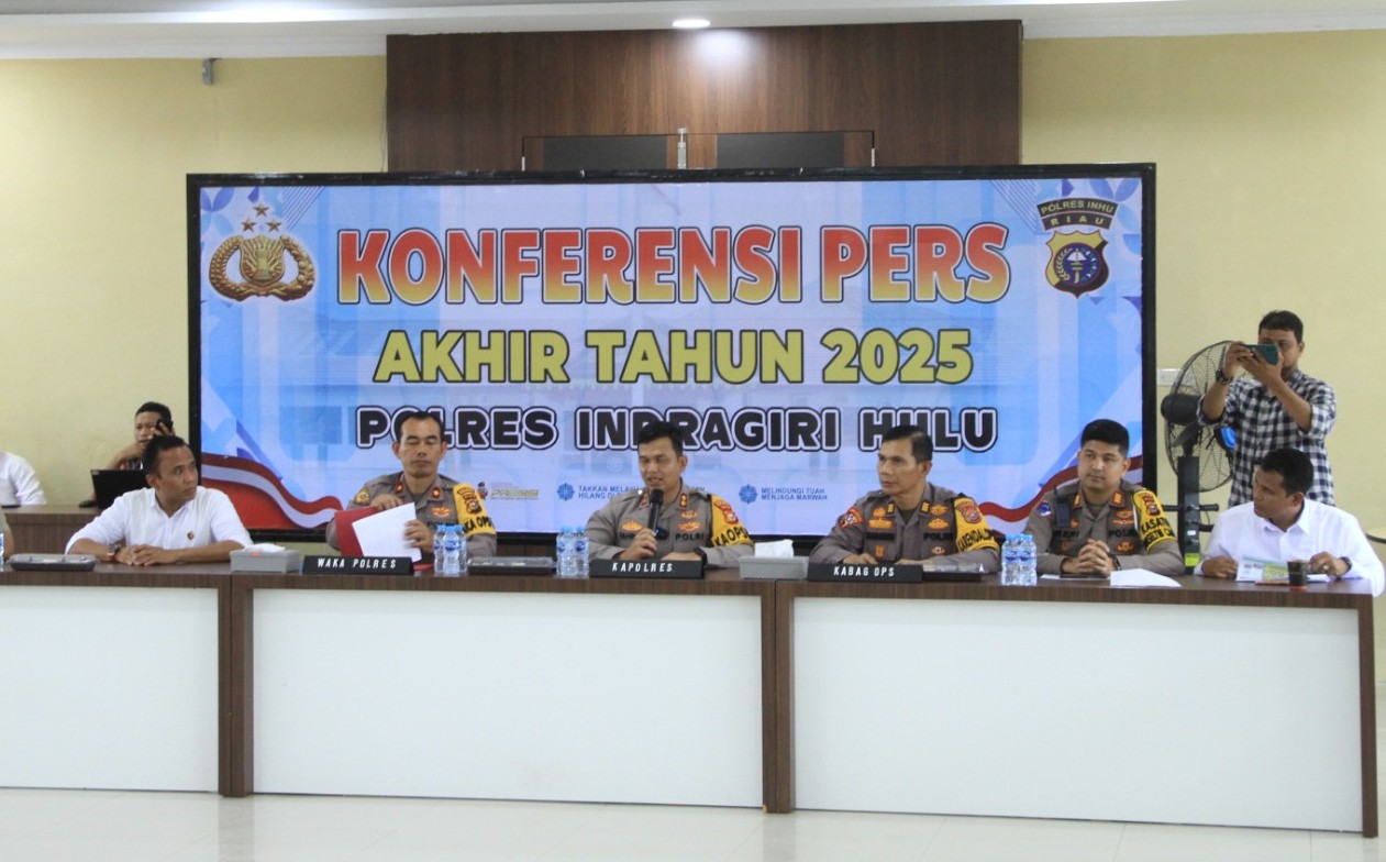 Rapor Kinerja Polres Inhu Sepanjang 2025: 335 Kasus Narkotika di Indragiri Hulu Diungkap, 3 Oknum Anggota PTDH