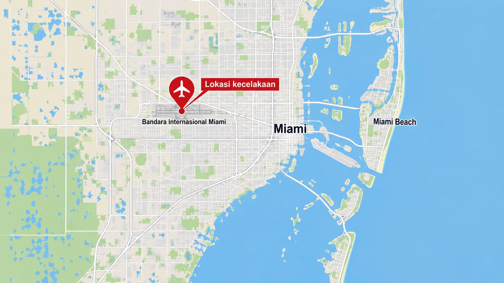 Boeing 767 Kargo Amazon Keluar dari Landasan di Miami, 5 Orang Tewas