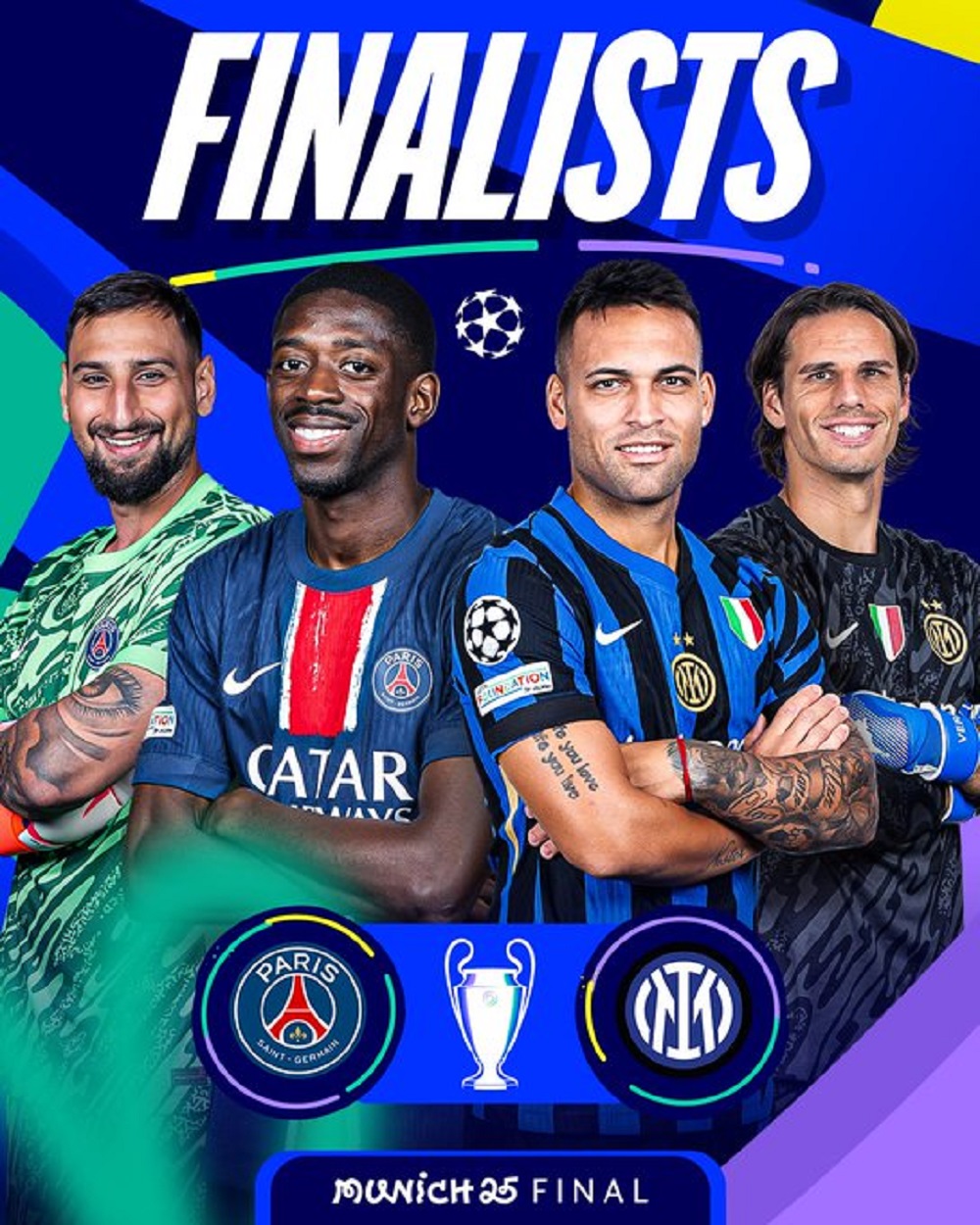 Inter Milan Update Kondisi Pemain Jelang Final Liga Champions Lawan PSG: Siap Tempur di Allianz Arena!