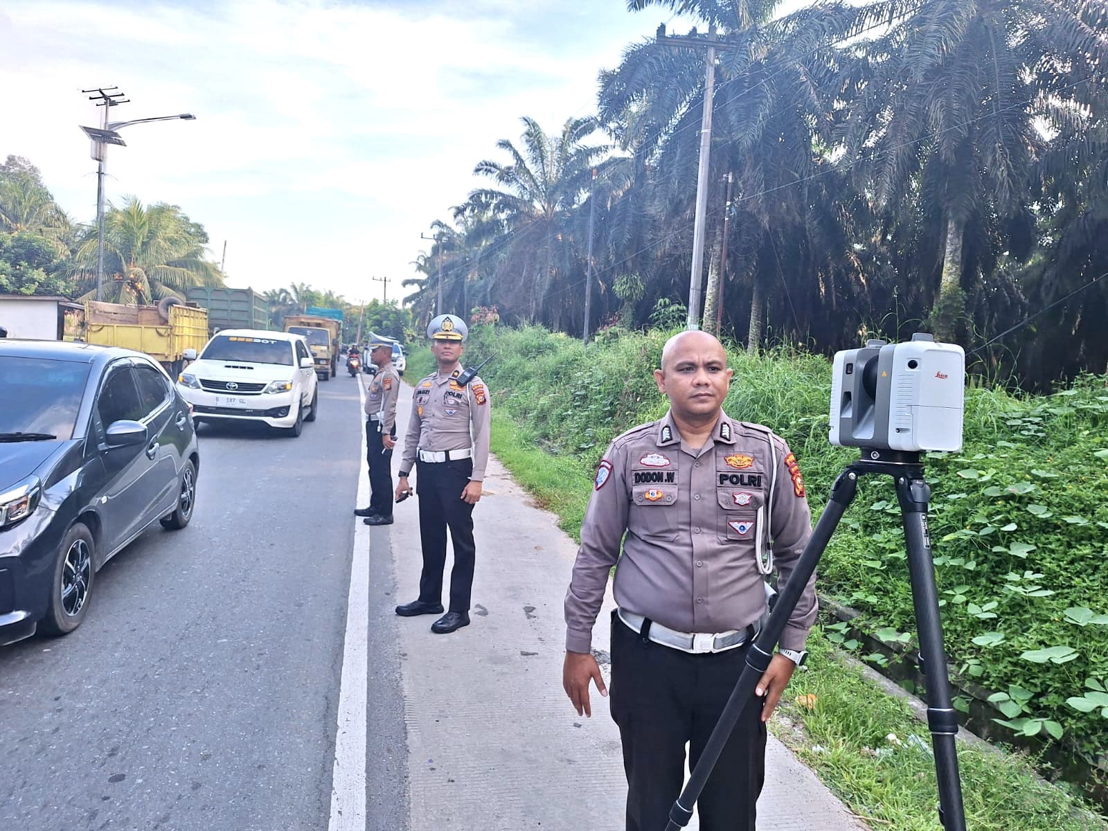 3D Laser Scanner Resmi Dipakai Ditlantas Polda Riau, Bikin Olah TKP Kecelakaan Makin Presisi