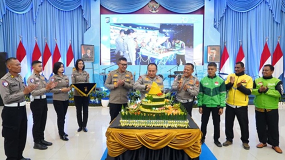 Polda Riau Ajak Komunitas Ojol Jaga Ketertiban di HUT ke-70 Lalu Lintas