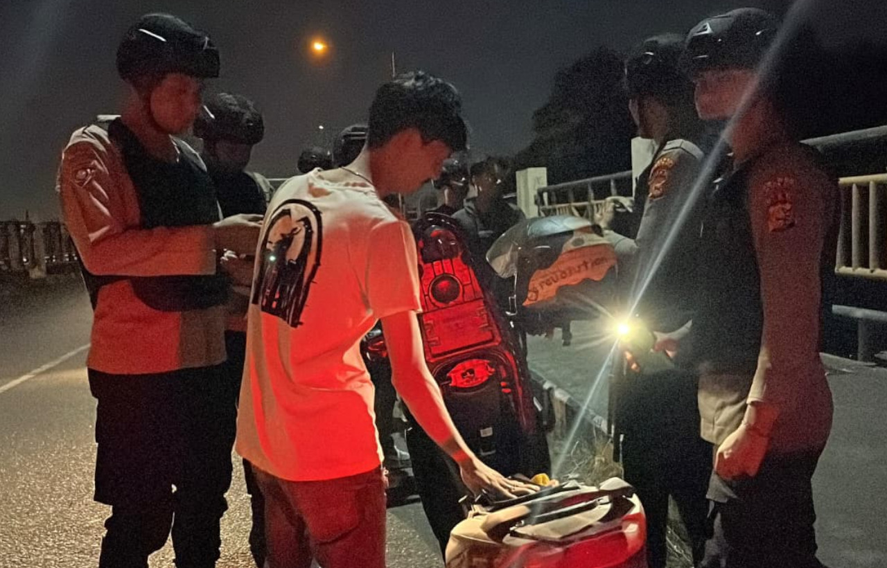 Tim Raga Berantas Premanisme Pungli dan Geng Motor di Dumai, Ada Duit Disita Polisi