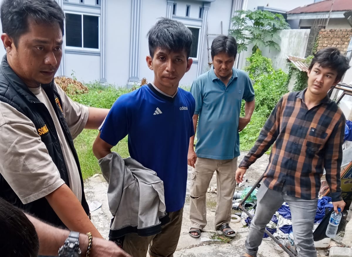 Ketahuan Lewat CCTV, Pencuri Spesialis Pipa AC di Pekanbaru Nyaris Diamuk Massa