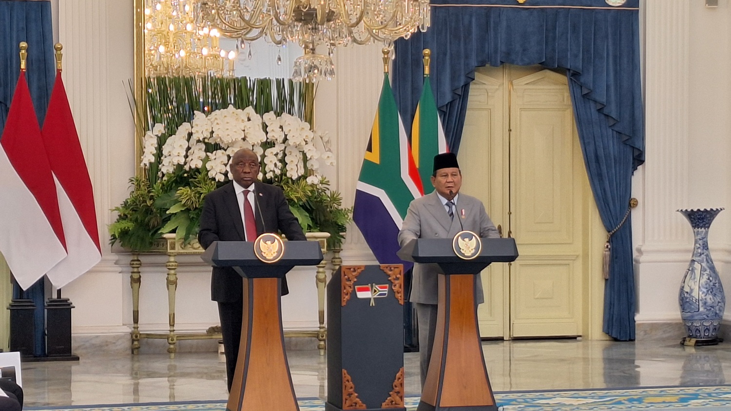 Prabowo Tegaskan Komitmen Perkuat Hubungan Strategis Indonesia–Afrika Selatan