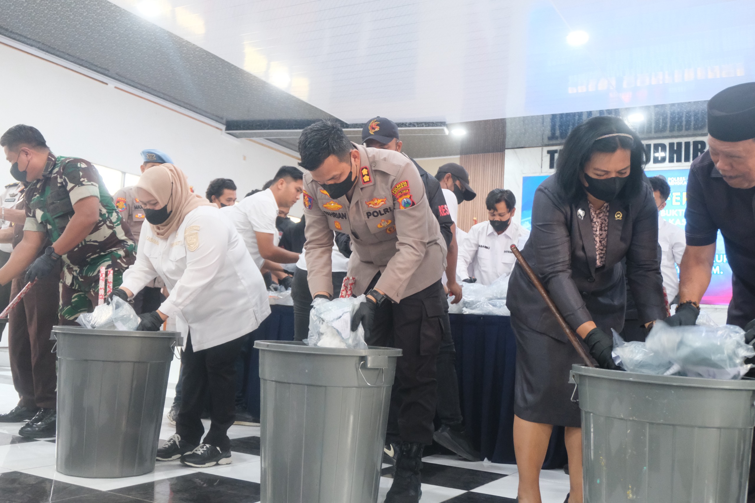 Polres Bengkalis Musnahkan 68,6 Kg Sabu senilai Rp68 Miliar, Selamatkan 343 Ribu Jiwa dari Narkoba