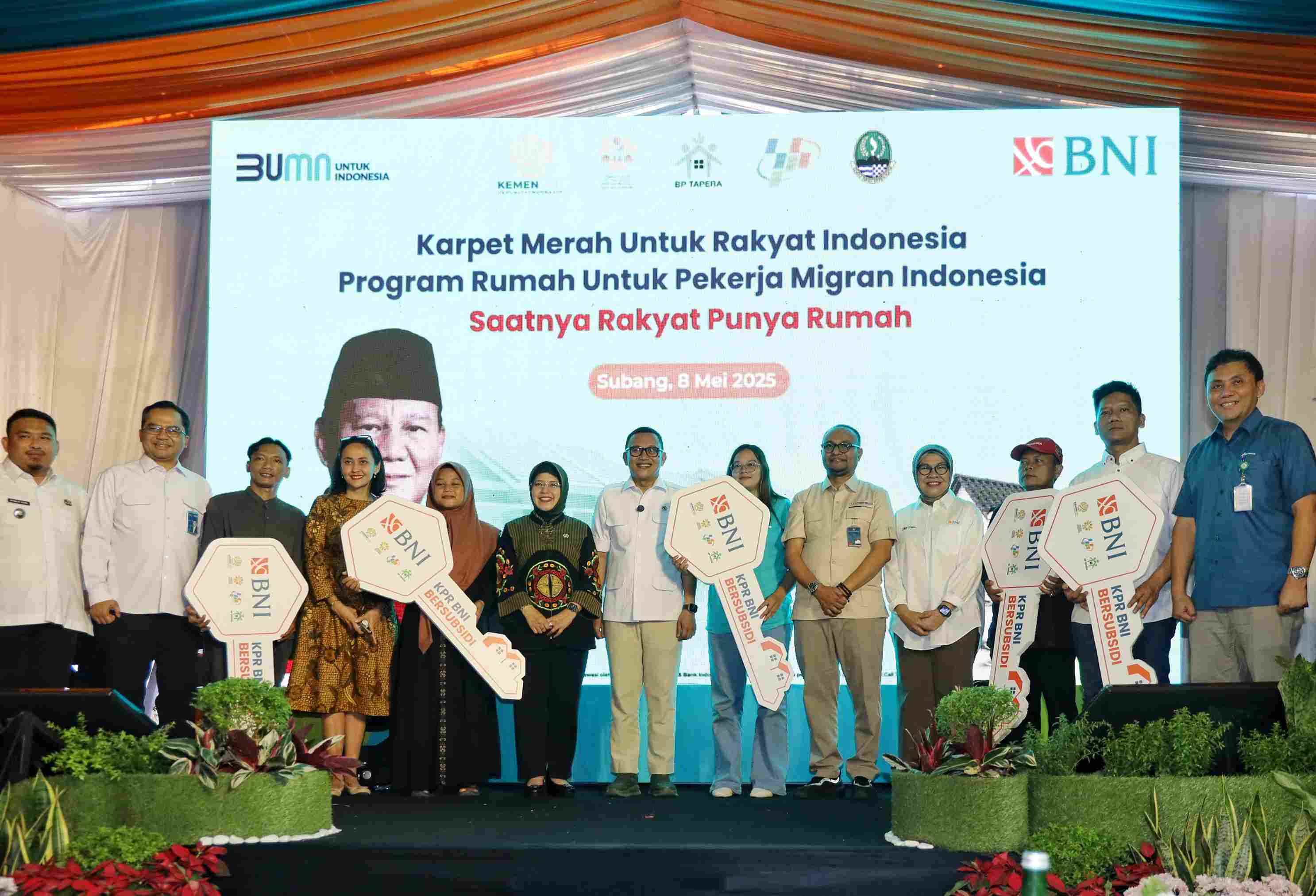 Hadirkan KPR Terjangkau bagi PMI, BNI Kolaborasi dengan Kementerian PKP, KP2MI, dan BP Tapera