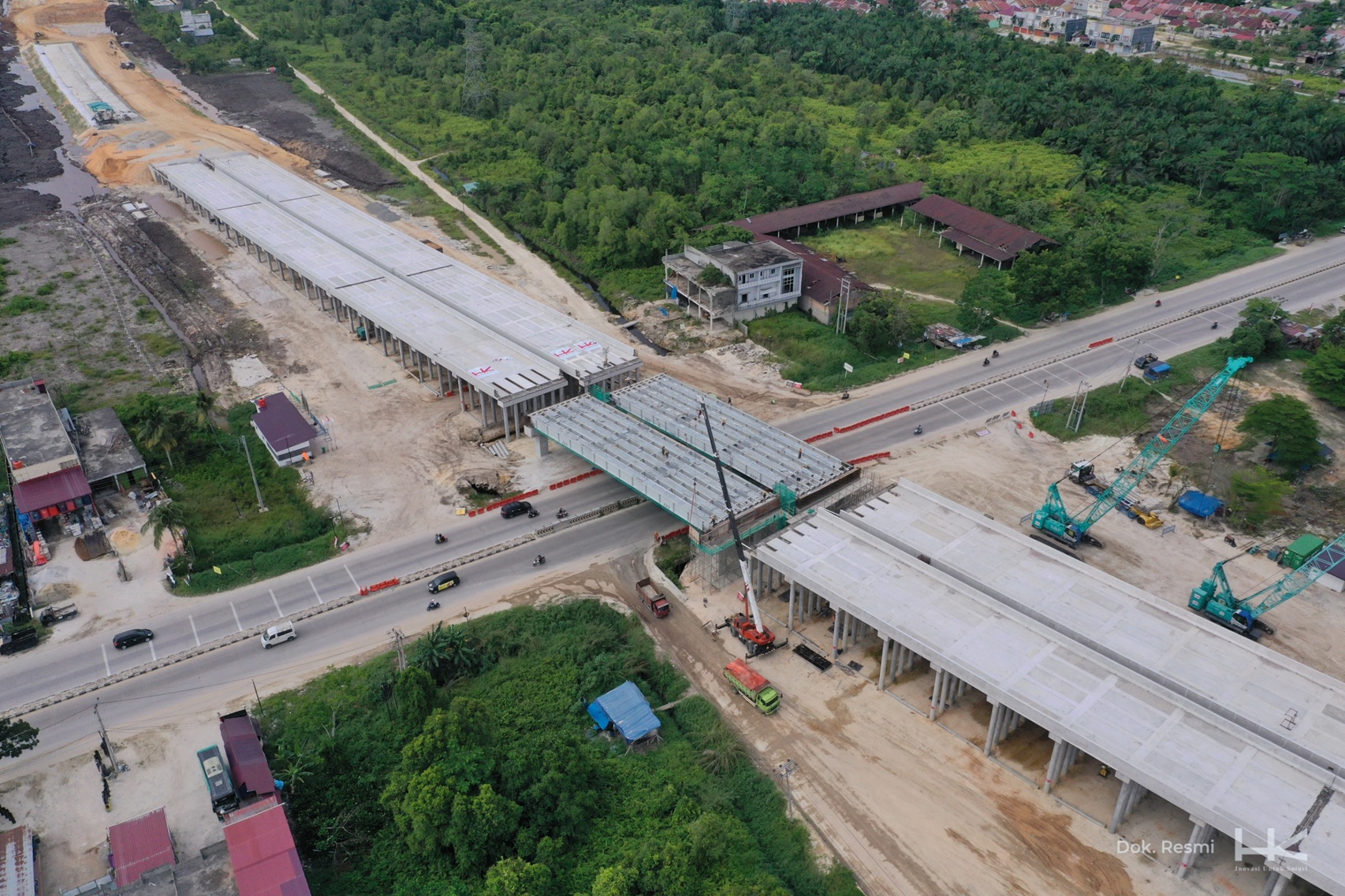 Hutama Karya Catat Progres Tol Lingkar Pekanbaru 62,3%, Jembatan Siak VI Resmi Tersambung!