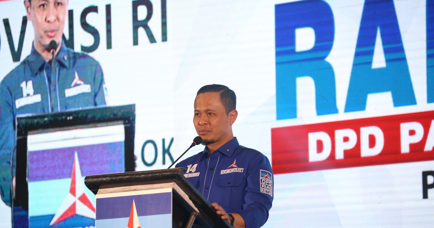 Agung Nugroho Tekankan Loyalitas Kader Demokrat Riau untuk Dukung Program Pemerintah