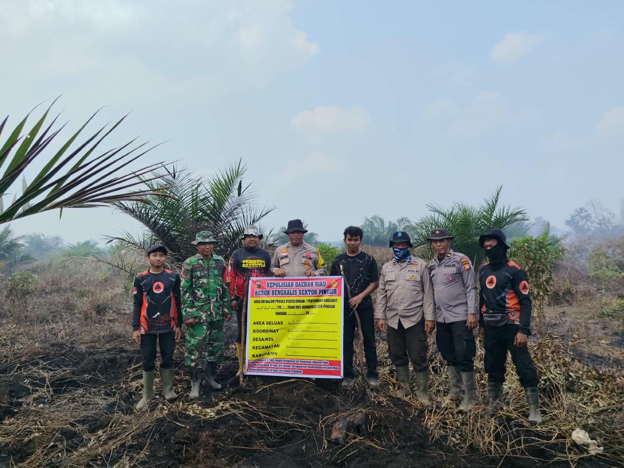 Nekat Tanam Sawit di Hutan Produksi, Pria di Bengkalis Dijerat Pasal Berlapis Usai Lahan Terbakar