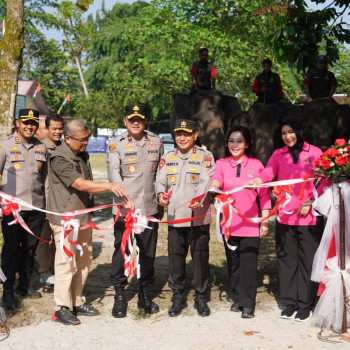 Konservasi Gajah Sumatera: Polda dan BBKSDA Riau Resmi Buka Breeding Area