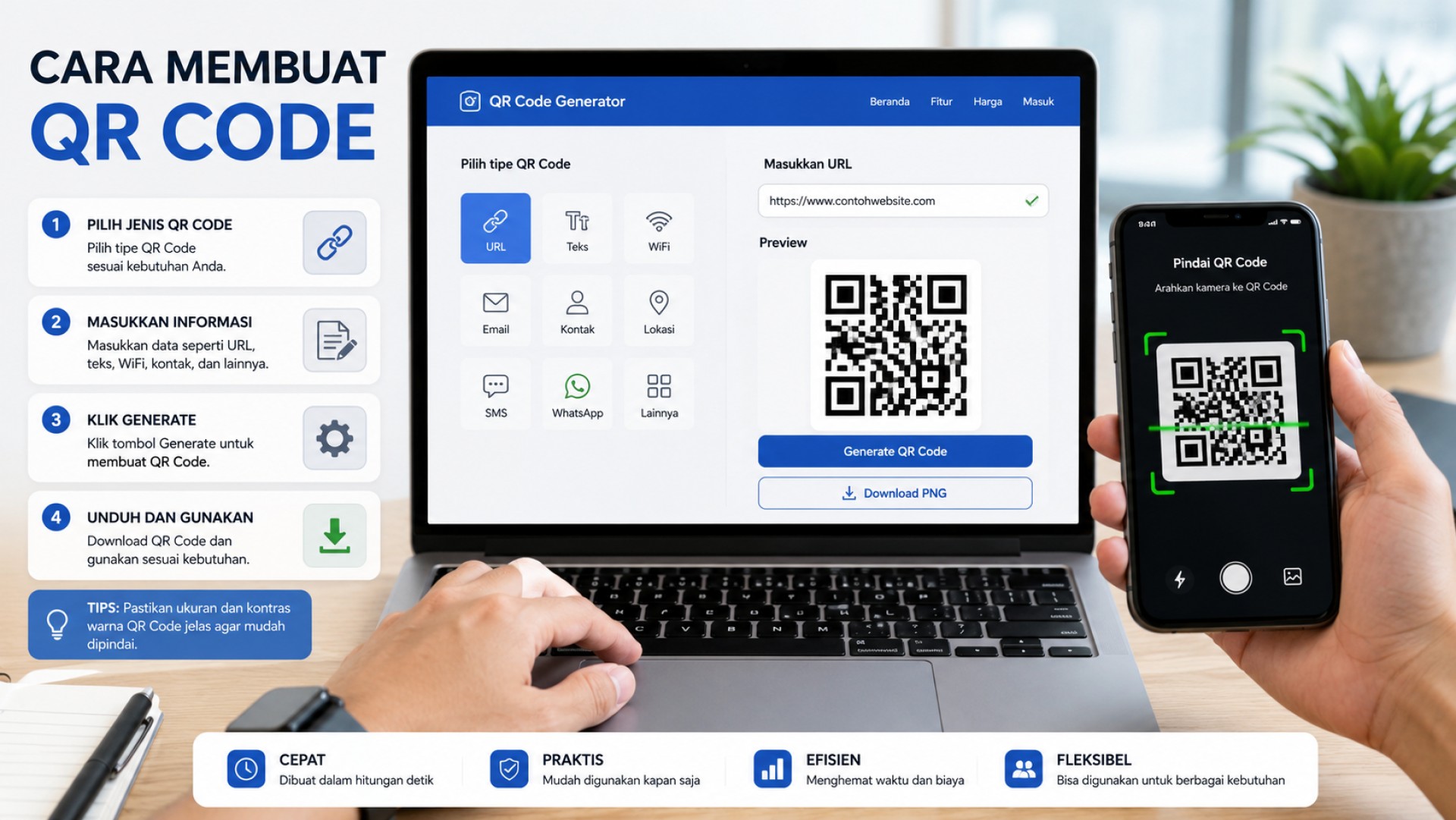 Cara Membuat QR Code Gratis dengan Mudah dalam Hitungan Menit