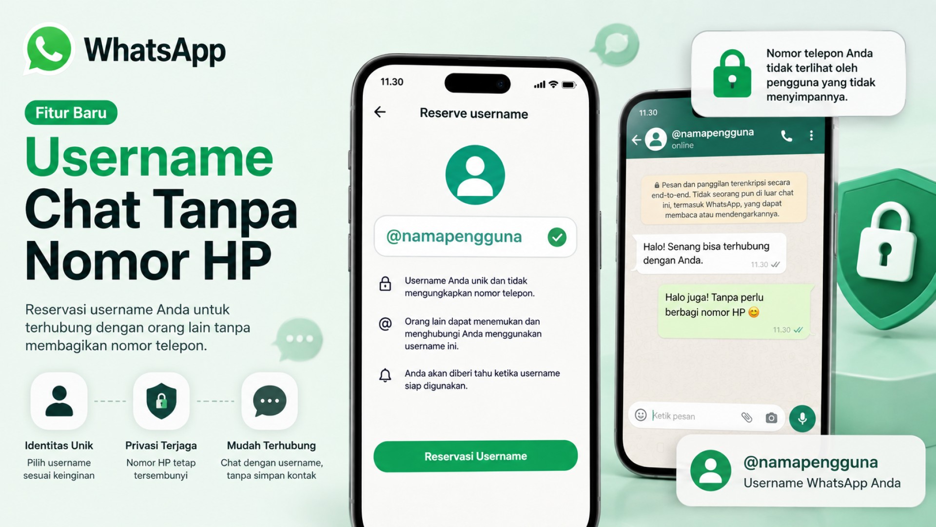 Cara Bikin Username WhatsApp tanpa Membagikan Nomor HP, Begini Langkahnya