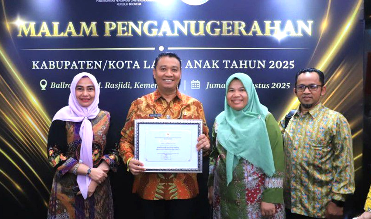Pekanbaru Kembali Raih Penghargaan KLA Kategori Nindya dari Kementerian PPPA