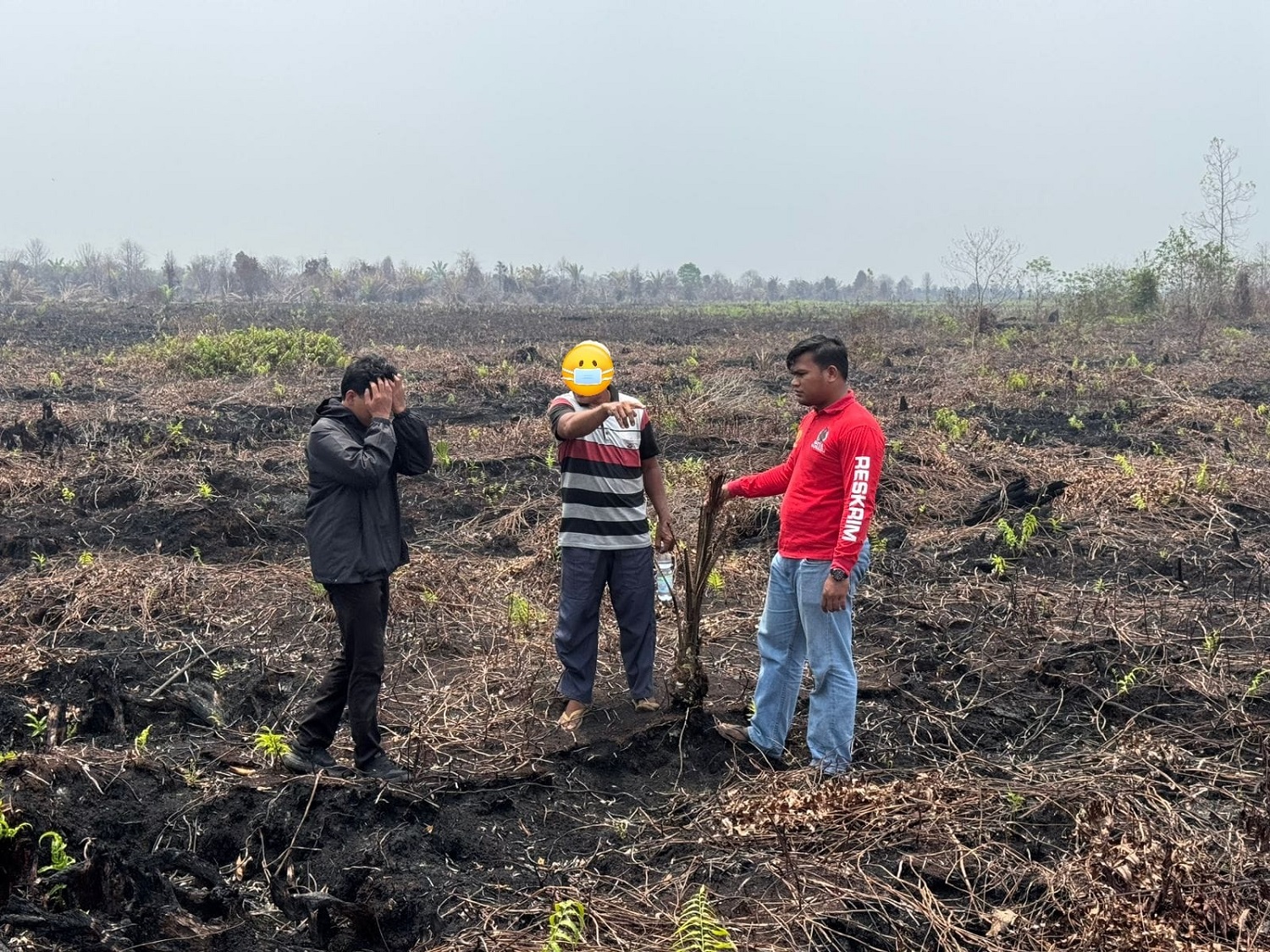 Karhutla Bengkalis Berujung Tersangka, Pria 58 Tahun Diduga Garap 6 Hektare Hutan