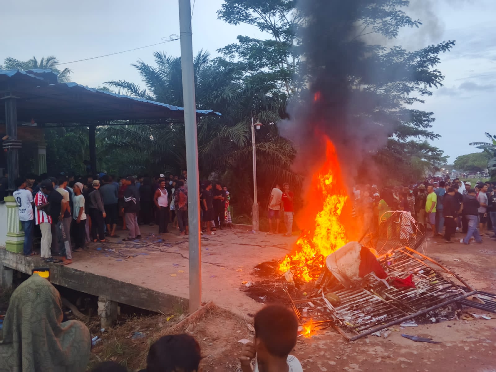 Warga Bakar Rumah Terduga Bandar Narkoba di Panipahan, Pengamat: Copot Kapolres Rohil