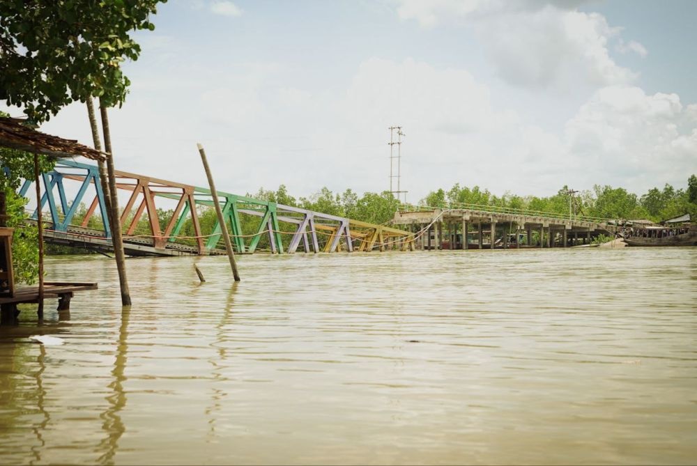 Gubernur Riau Pastikan Bangun Kembali Dua Jembatan Ambruk di Kepulauan Meranti 2026