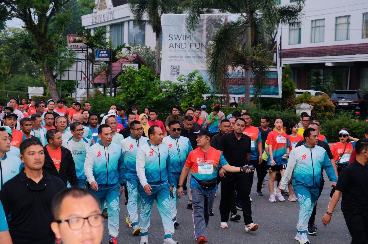 Riau Bhayangkara Run 2025 Meriah, Gubernur Wahid Kampanyekan Cinta Lingkungan