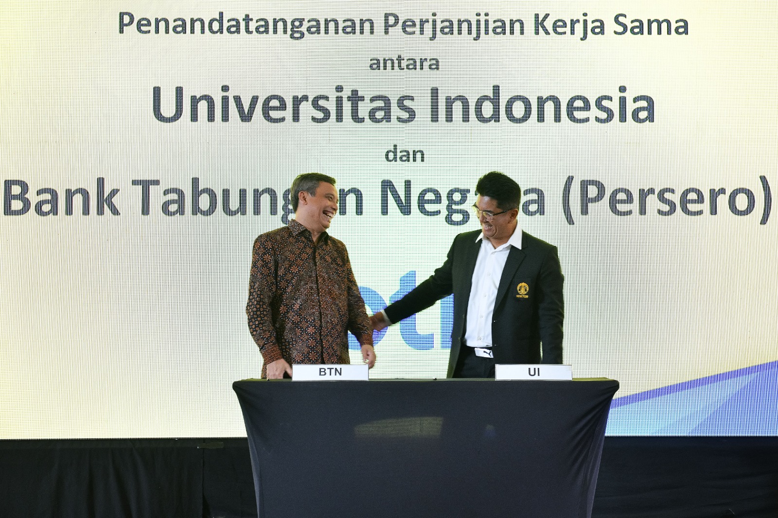 BTN Kolaborasi dengan UI untuk Pengembangan Kampus dan Pemberdayaan Akademisi