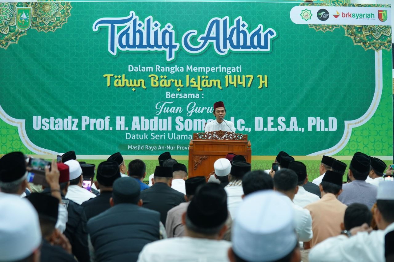 Subuh Berjamaah dan Tabligh Akbar di Masjid Raya Annur Semarakkan Tahun Baru Islam 1447 H