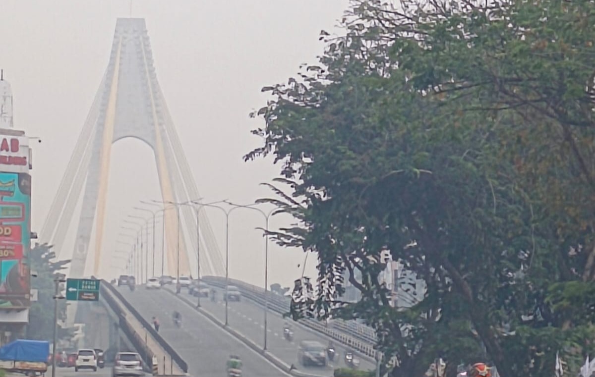 Kualitas Udara Pekanbaru Sangat Tidak Sehat, Hotspot Karhutla di Sumatera Tembus 4.737 Titik
