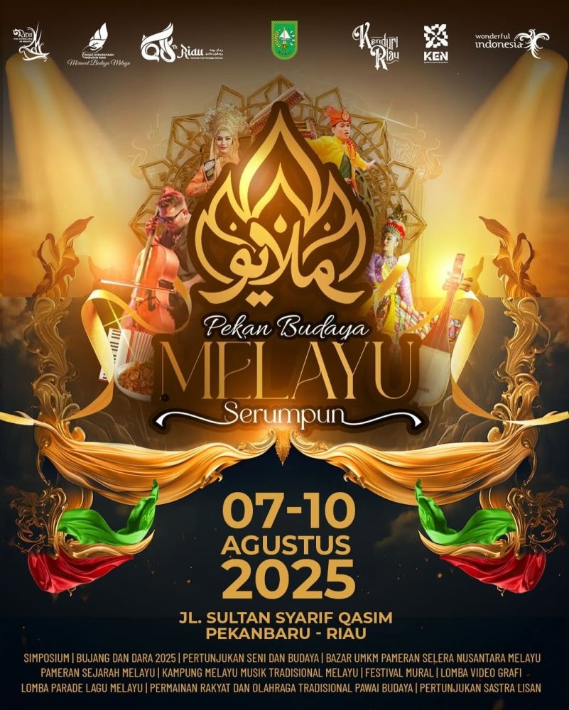 Pekan Budaya Melayu Serumpun 2025 Resmi Dibuka, Riau Pusat Perayaan Budaya Serumpun