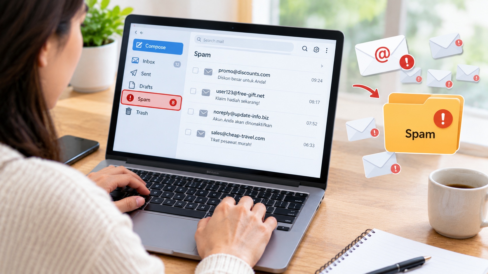 Mengapa Email dari Orang yang Kita Kenal Bisa Tersesat ke Folder Spam?