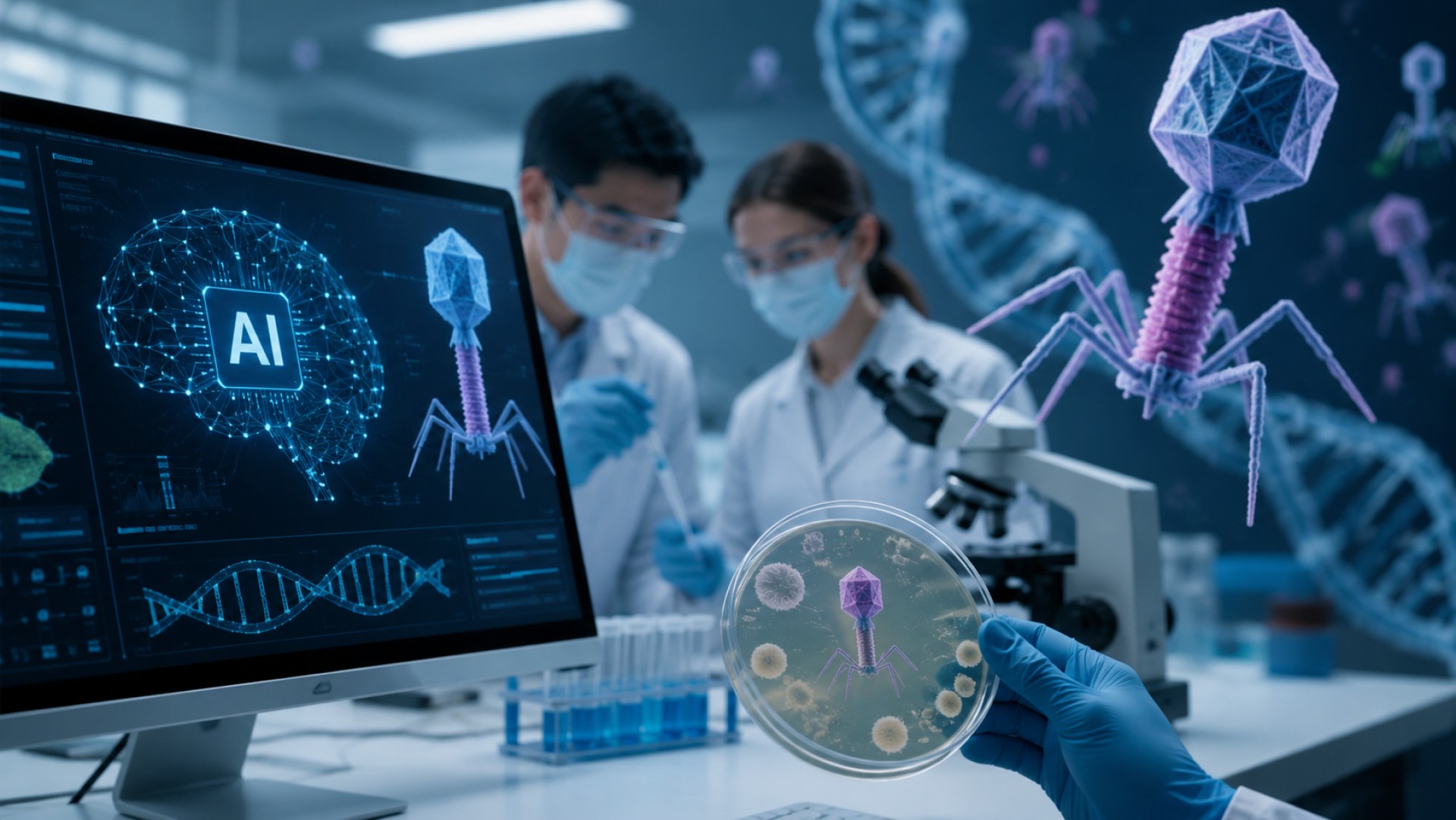 AI Berhasil Menulis Genom Virus untuk Pertama Kalinya, Ilmuwan Ingatkan Risiko Keamanan