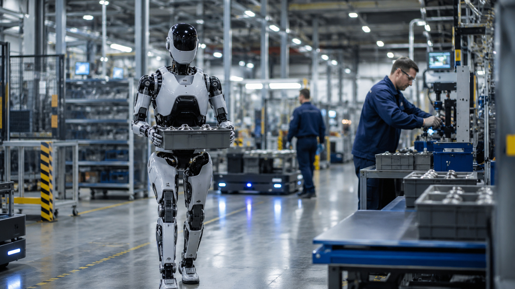 Robot Humanoid Jadi Rekan Kerja Baru di Pabrik, Pekerjaan Apa yang Paling Terancam?