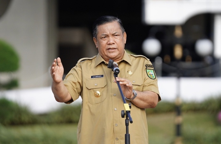 Hujan Deras Guyur Riau, Warga Diingatkan Jangan Buang Sampah Sembarangan