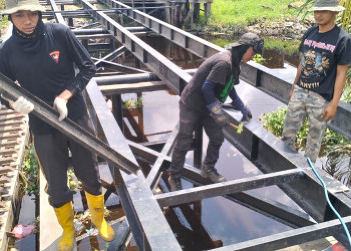 Jembatan Merah Putih Presisi Hubungkan Daerah Terisolasi di Riau