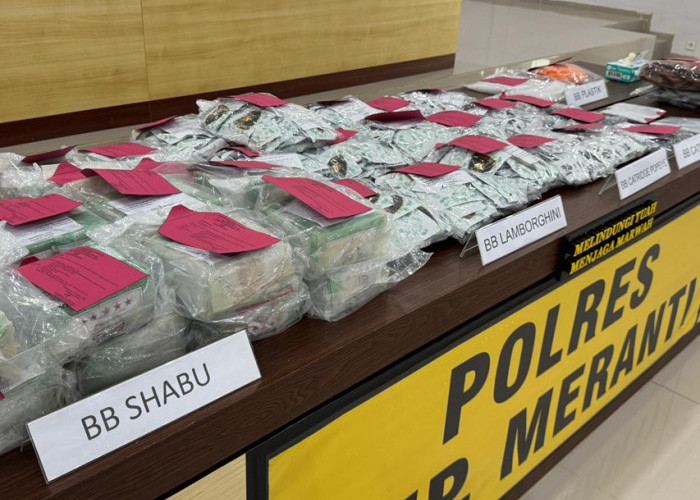 30 Kilogram Sabu dan Ribuan Vape Narkotika Gagal Edar, Jaringan Malaysia Digulung Polres Meranti