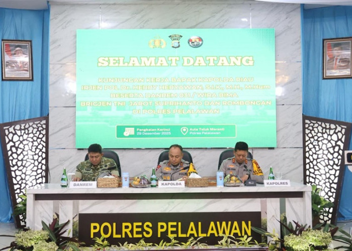 Penyelesaian Konflik Taman Nasional Tesso Nilo: Kapolda Riau dan Danrem Sepakat Gunakan Jalur Humanis