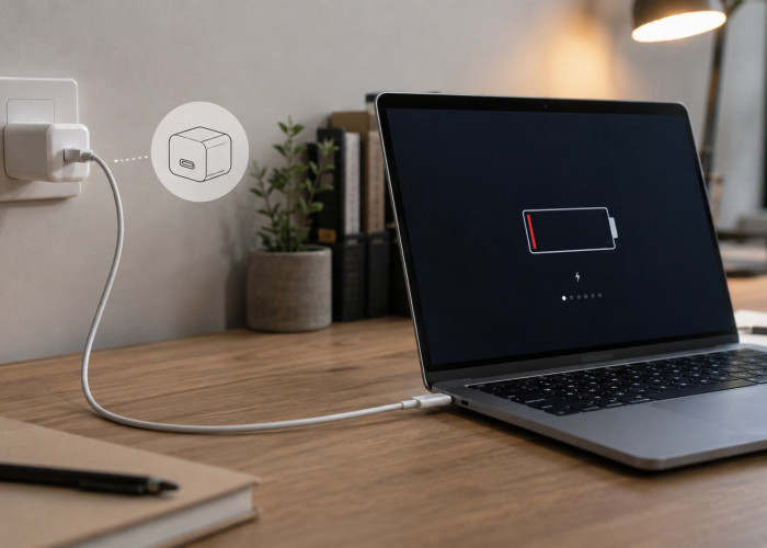 Laptop Ngecas dengan Charger USB-C tetapi Baterai Naik Sangat Pelan, Ini Penyebabnya
