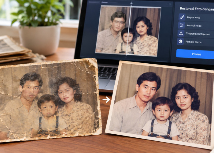 Tips Memulihkan Foto Jadul dengan AI agar Wajah Tetap Mirip Aslinya