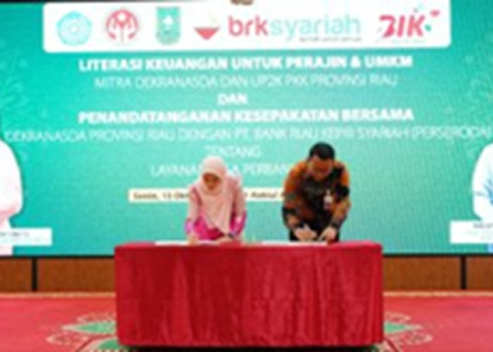 Sinergi Dekranasda Riau dan BRKS Syariah, Dorong UMKM Naik Kelas Lewat Akses Modal dan Literasi Keuangan
