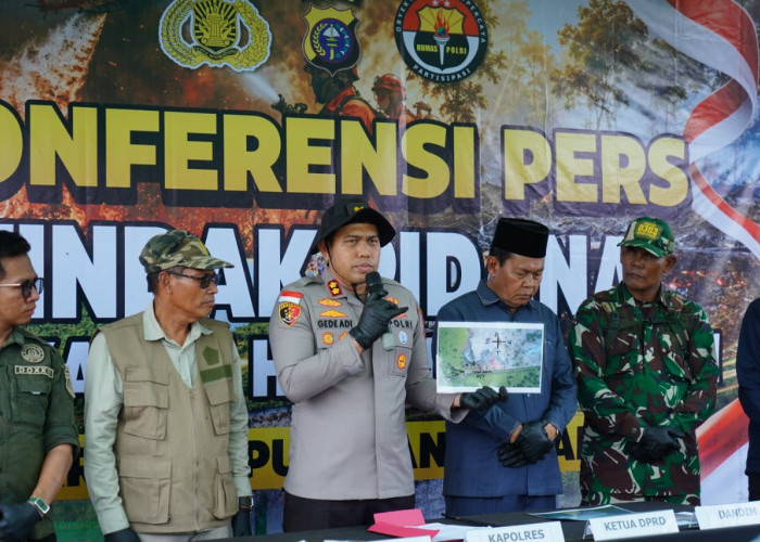 Tersangka Karhutla 85 Hektare di Meranti Ditangkap, Sempat Ditegur Kepala Desa