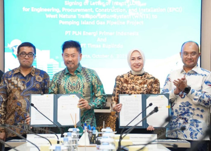PLN EPI dan Timas Suplindo Sepakat Bangun Pipa Gas WNTS–Pemping untuk Perkuat Ketahanan Energi